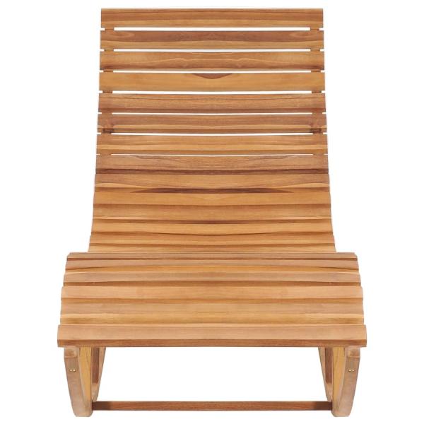 Schaukelliege mit Auflage Massivholz Teak