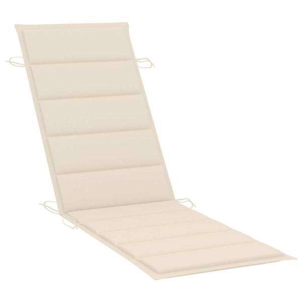 Schaukelliege mit Auflage Massivholz Teak