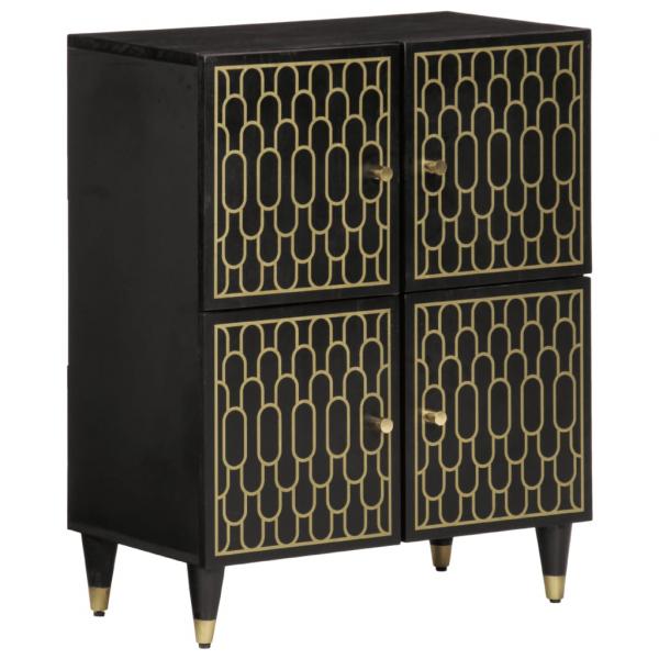 ARDEBO.de - Beistellschrank 60x33x75 cm Massivholz Mango