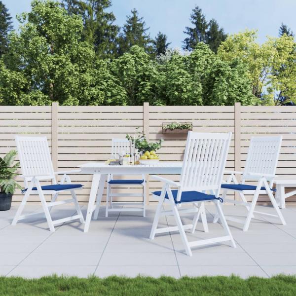 ARDEBO.de - Gartenstuhl-Kissen 4 Stk. Königsblau 40x40x3 cm Oxford-Gewebe