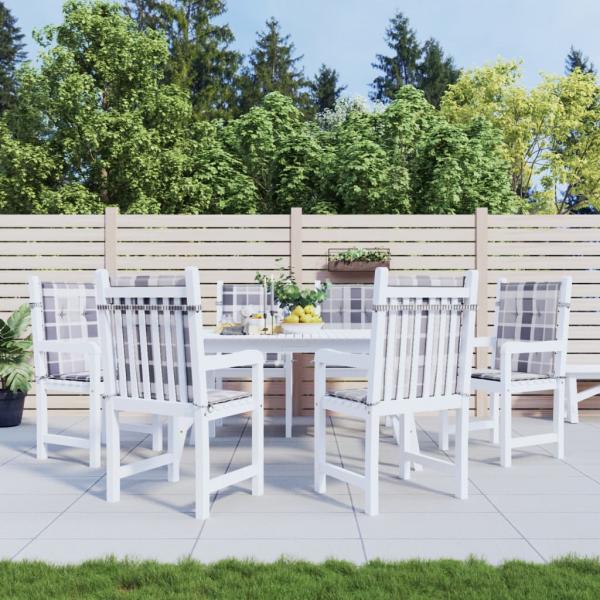 ARDEBO.de - Gartenstuhlauflagen für Niedriglehner 6 Stk. 100x50x3 cm