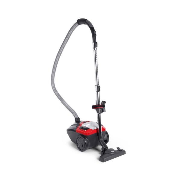 ARDEBO.de Fakir Red Vac Power Bodenstaubsauger, 700 W, Aktionsradius 9 m, HEPA (H13) Filter, Ergonomischer Tragegriff, rot