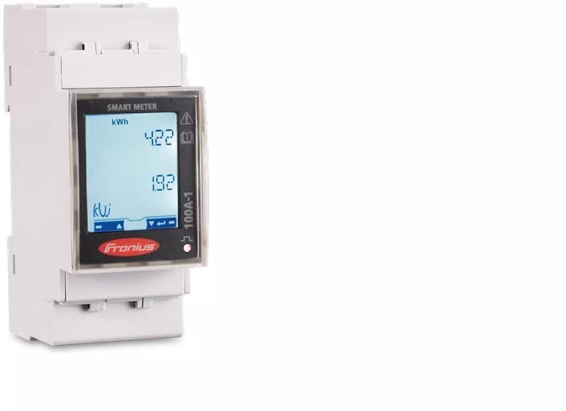 ARDEBO.de Fronius Smart Meter TS 100A-1, bidirektionaler Zähler, einphasig, 100A, weiß (42,0411,0344)