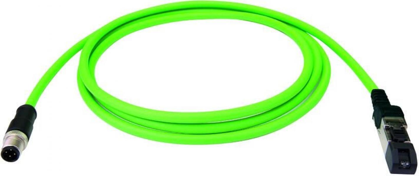 ARDEBO.de Telegärtner Patchkabel STX M12x1-RJ-45, 5m (100017289)