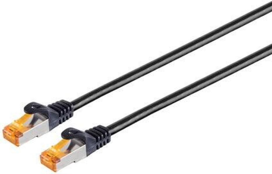 ARDEBO.de S-CONN Patchkabel, CAT 6a, S/FTP, Outdoor, 40m, schwarz (08-26495)
