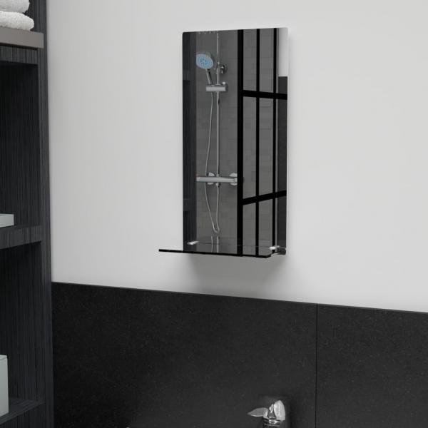 ARDEBO.de - Wandspiegel mit Regal 20×40 cm Hartglas