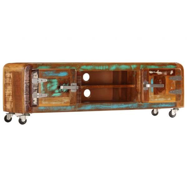 TV-Schrank 120x30x36 cm Altholz Massiv