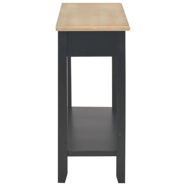 Konsolentisch Schwarz 110 x 35 x 80 cm Holz
