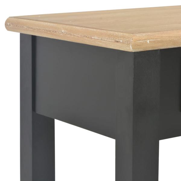 Konsolentisch Schwarz 110 x 35 x 80 cm Holz