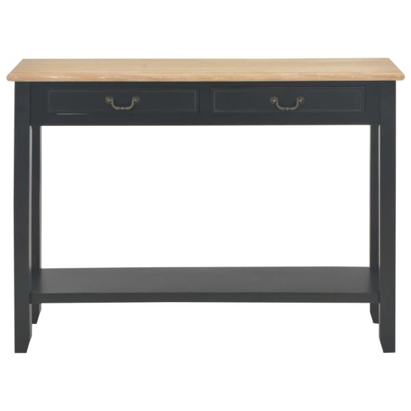 Konsolentisch Schwarz 110 x 35 x 80 cm Holz