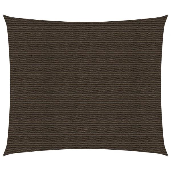 ARDEBO.de - Sonnensegel 160 g/m² Braun 2x2,5 m HDPE  