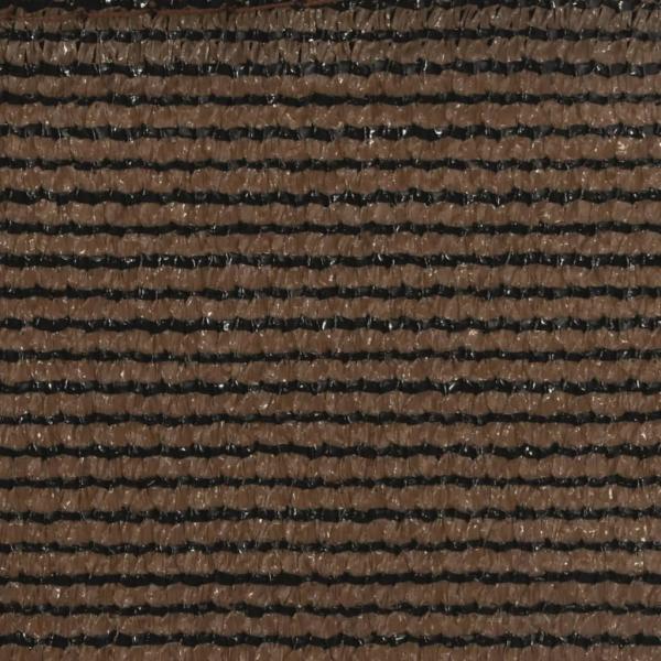 Sonnensegel 160 g/m² Braun 3x3 m HDPE