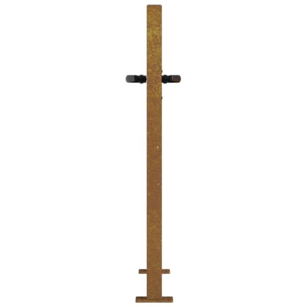 Gartentor 105x105 cm Cortenstahl Baum-Design