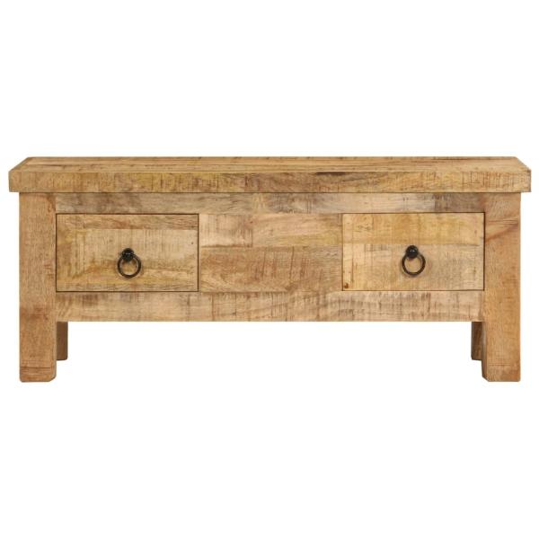 Couchtisch 90 x 45 x 35 cm Massivholz Mango