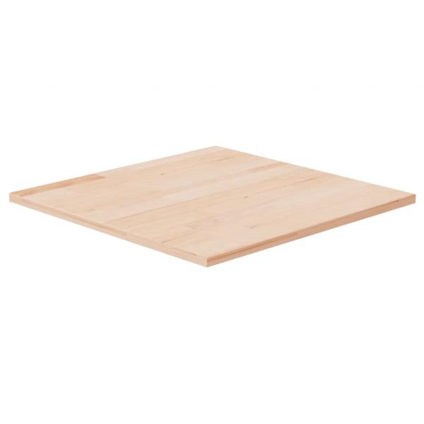 ARDEBO.de - Tischplatte Quadratisch 50x50x1,5 cm Eichenholz Unbehandelt