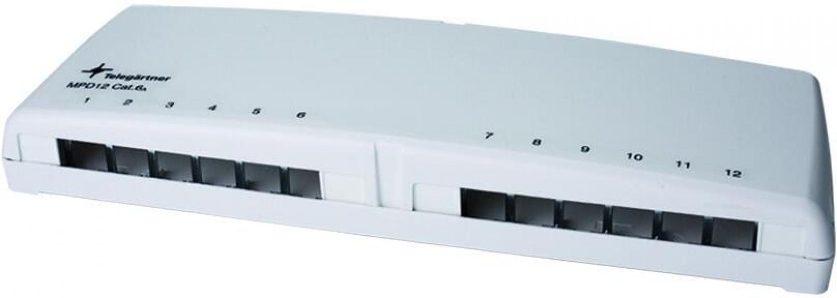 ARDEBO.de Telegärtner Mini-Verteiler, MPD12 AMJ/UMJ TH35/AP aw (100021394)