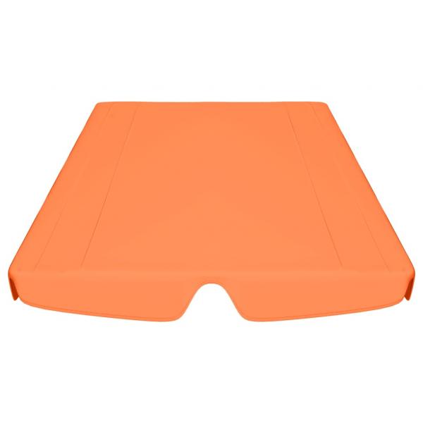 Ersatzdach für Hollywoodschaukel Orange 188/168x145/110 cm