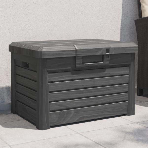 ARDEBO.de - Outdoor-Kissenbox Anthrazit 73x50,5x46,5 cm Polypropylen