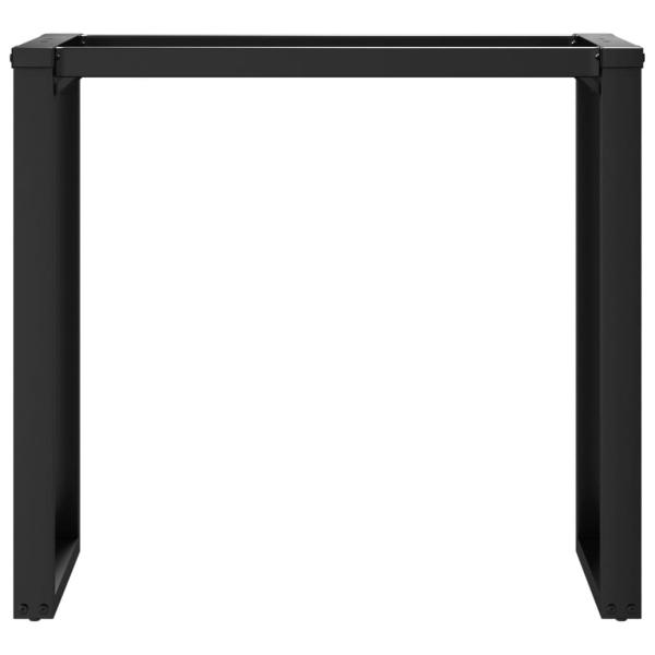 Esstisch-Gestell in O-Form 80x40x73 cm Gusseisen