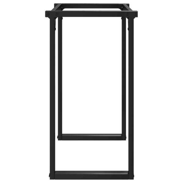 Esstisch-Gestell in O-Form 80x40x73 cm Gusseisen