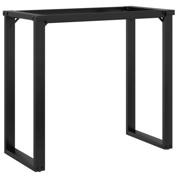Esstisch-Gestell in O-Form 80x40x73 cm Gusseisen