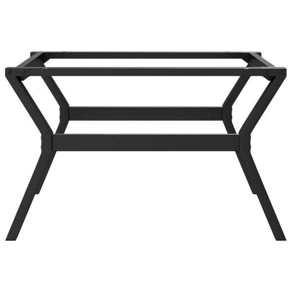 Couchtisch-Gestell in Y-Form 80x70x43 cm Gusseisen