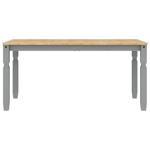 Esstisch Corona Grau 160x80x75 cm Massivholz Kiefer