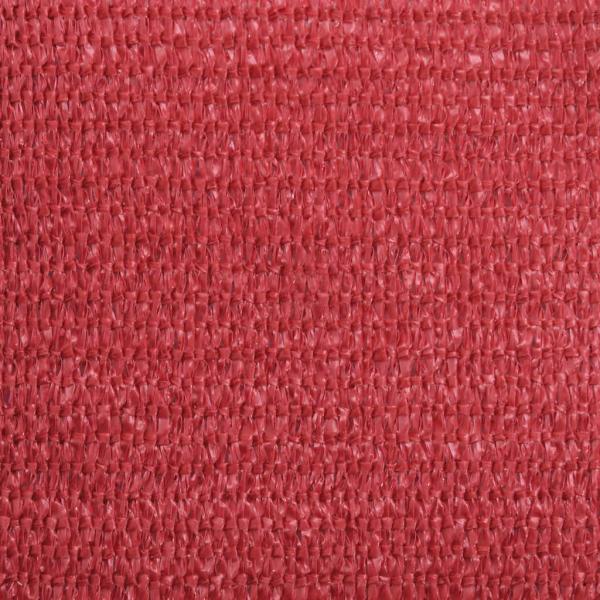 Sonnensegel 160 g/m² Rot 2,5x4 m HDPE