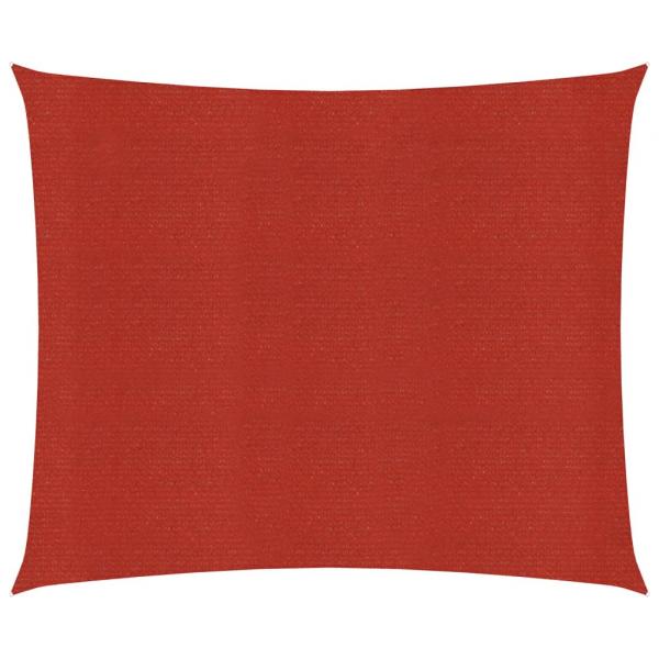 ARDEBO.de - Sonnensegel 160 g/m² Rot 3x3 m HDPE
