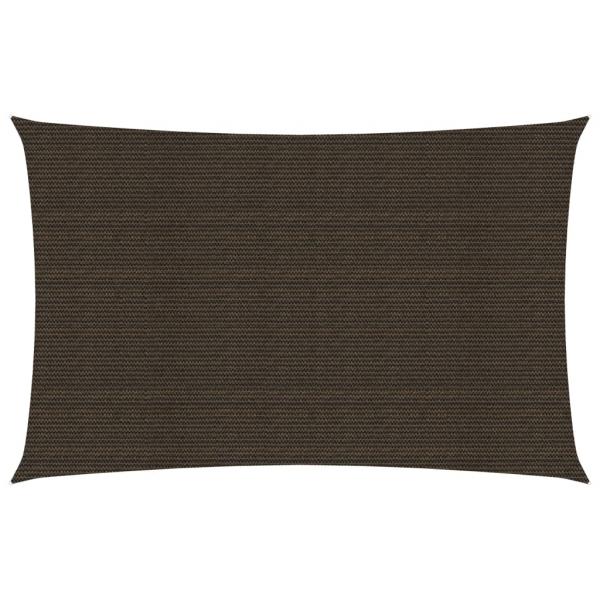 ARDEBO.de - Sonnensegel 160 g/m² Braun 5x7 m HDPE  