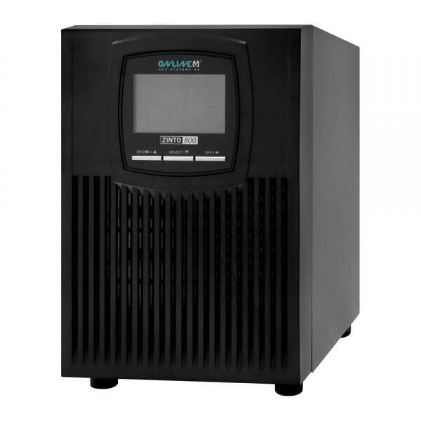 ONLINE USV-Systeme Zinto 800 T USV-Anlage, 720W, schwarz (Z800T)
