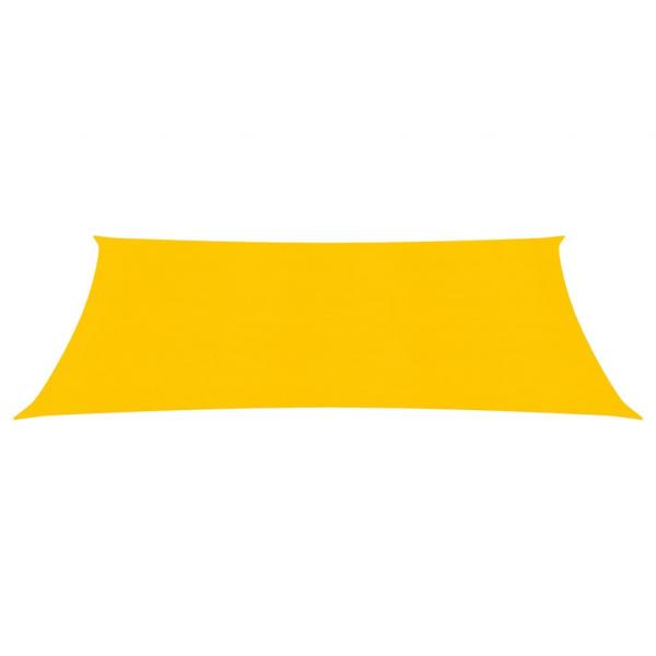 Sonnensegel 160 g/m² Gelb 2x5 m HDPE