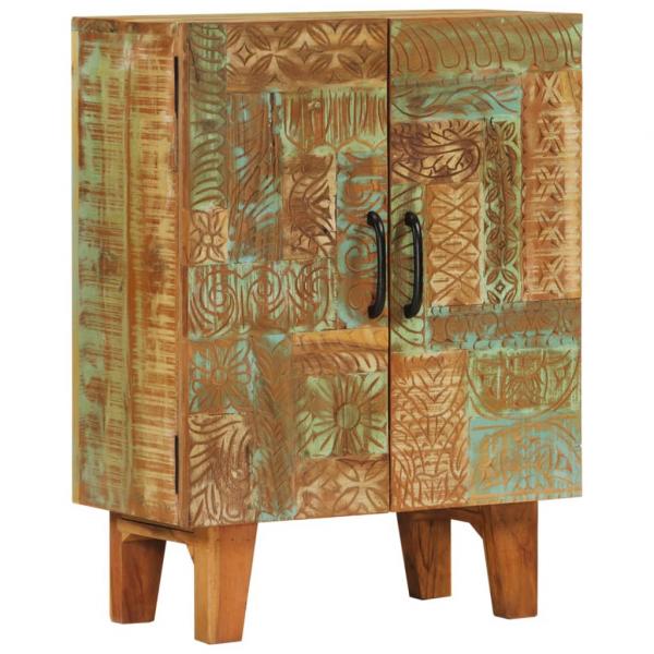 ARDEBO.de - Sideboard Handgeschnitzt 55x30x75 cm Altholz Massiv