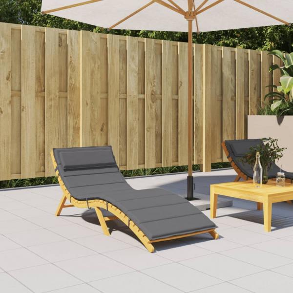 ARDEBO.de - Sonnenliegen-Auflage Anthrazit 180x60x3 cm Oxford-Gewebe