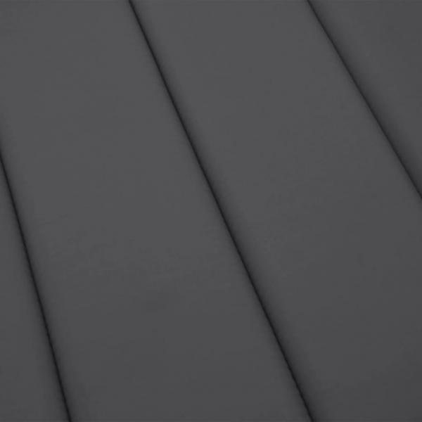 Sonnenliegen-Auflage Anthrazit 180x60x3 cm Oxford-Gewebe