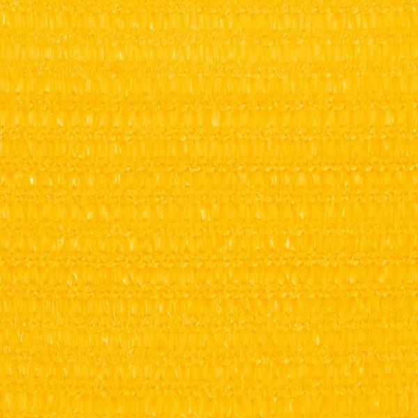 Sonnensegel 160 g/m² Gelb 2,5x2,5 m HDPE