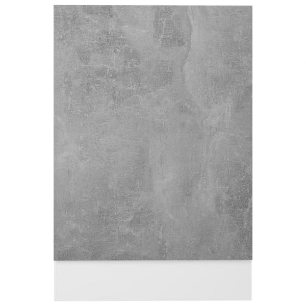 Geschirrspülerblende Betongrau 45x3x67 cm Holzwerkstoff