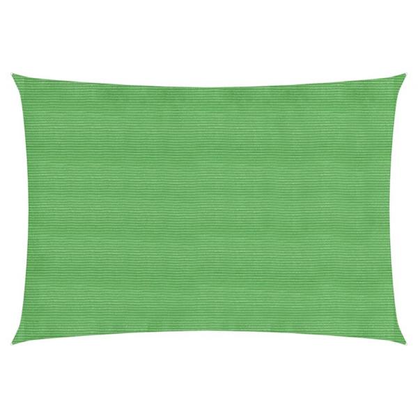 ARDEBO.de - Sonnensegel 160 g/m² Hellgrün 5x7 m HDPE