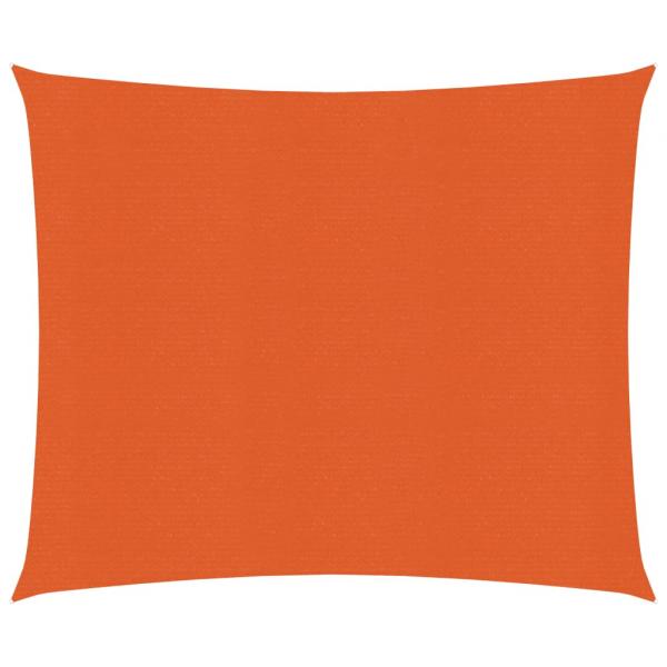 ARDEBO.de - Sonnensegel 160 g/m² Orange 2,5x3 m HDPE