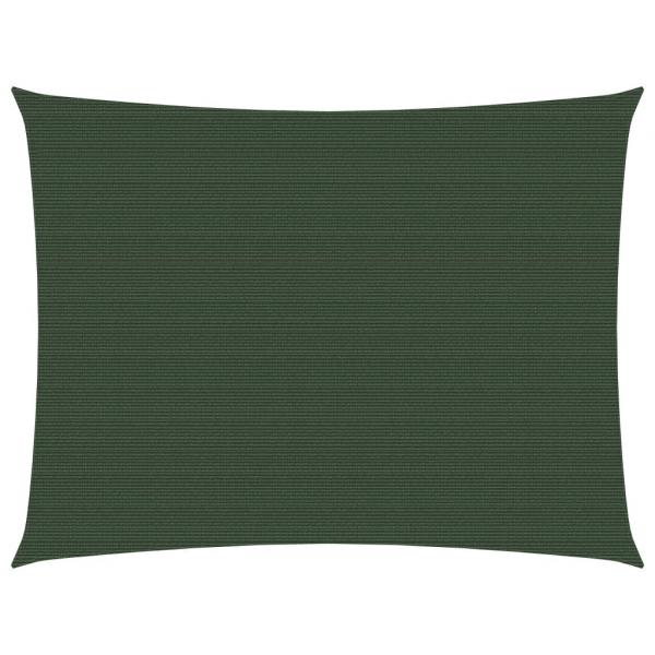 ARDEBO.de - Sonnensegel 160 g/m² Dunkelgrün 2x2,5 m HDPE