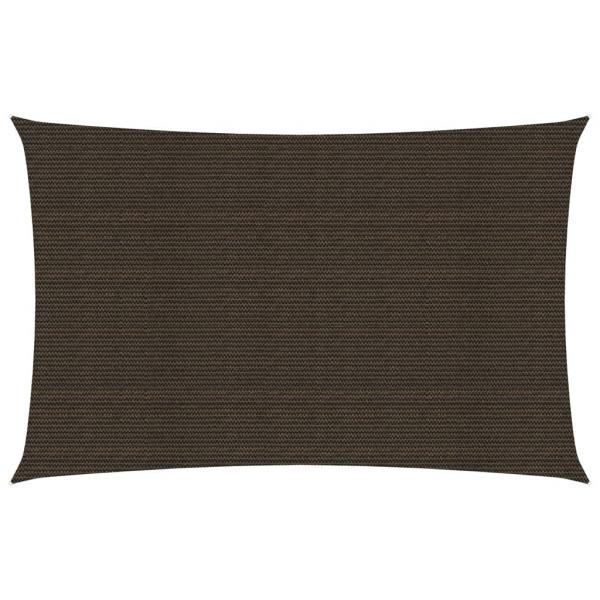ARDEBO.de - Sonnensegel 160 g/m² Braun 2,5x5 m HDPE