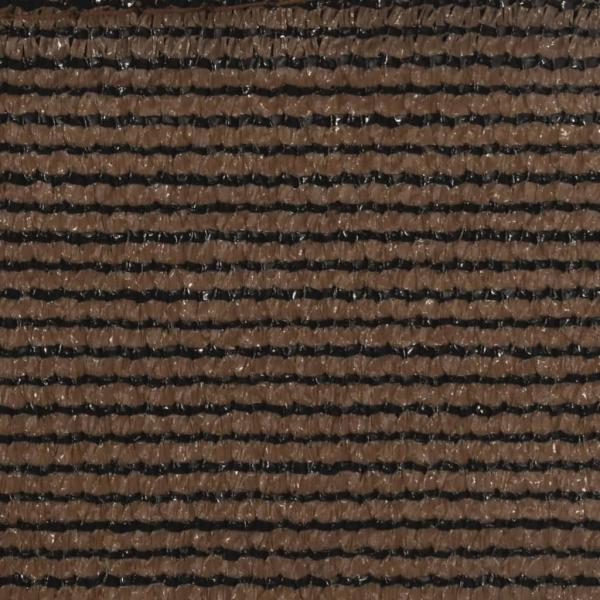 Sonnensegel 160 g/m² Braun 2,5x5 m HDPE