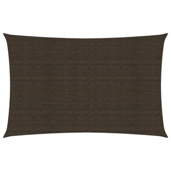 ARDEBO.de - Sonnensegel 160 g/m² Braun 3x6 m HDPE