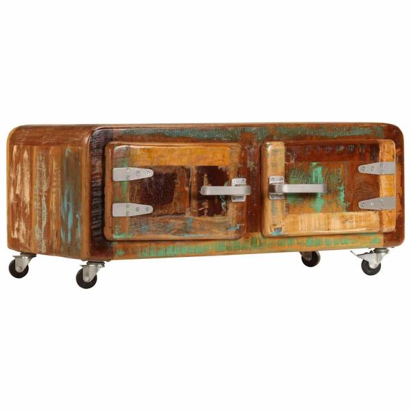 Couchtisch 85x55x40 cm Altholz Massiv