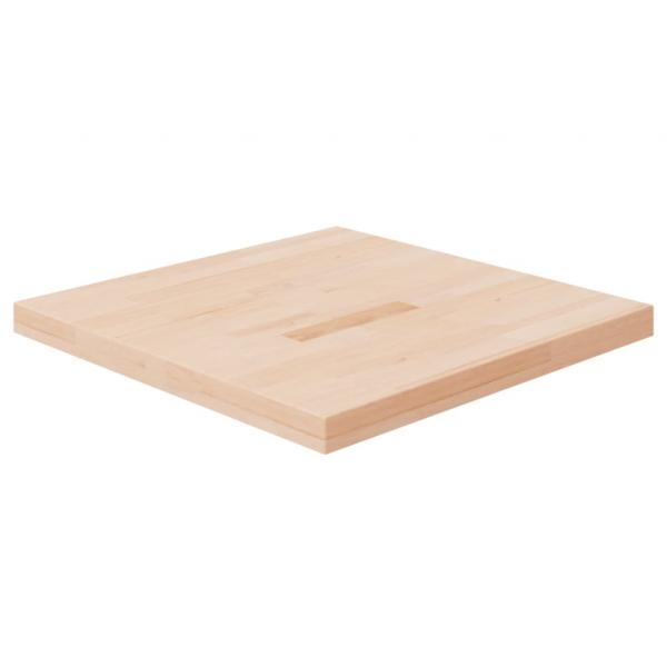 ARDEBO.de - Tischplatte Quadratisch 60x60x4 cm Eichenholz Unbehandelt