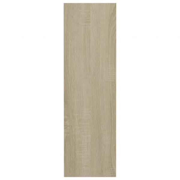 Wand-Schuhschrank Sonoma-Eiche 80x18x60 cm Holzwerkstoff