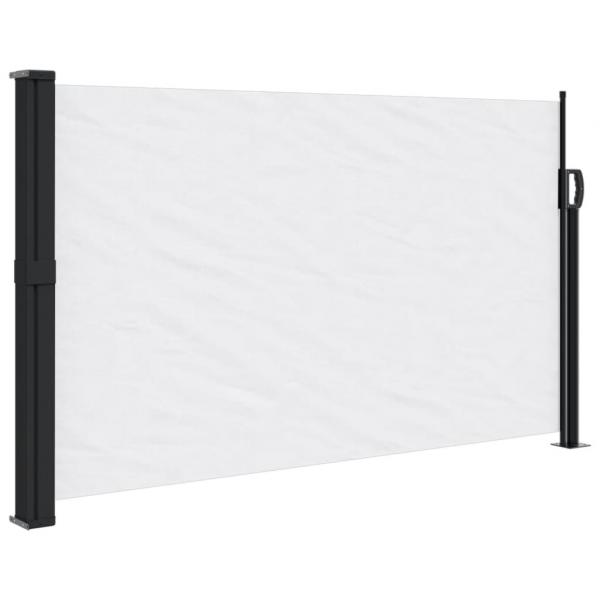 Seitenmarkise Ausziehbar Weiß 120x600 cm