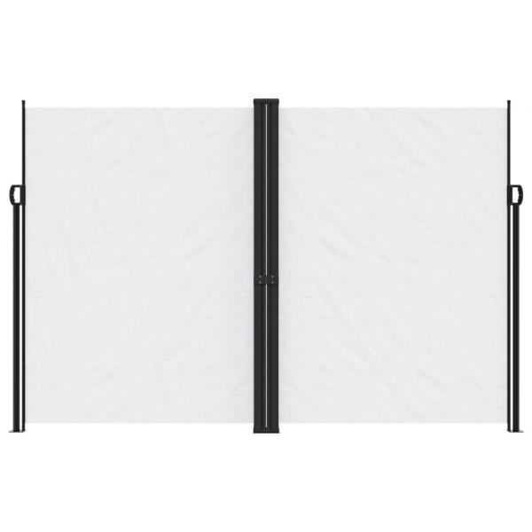 Seitenmarkise Ausziehbar Weiß 220x600 cm
