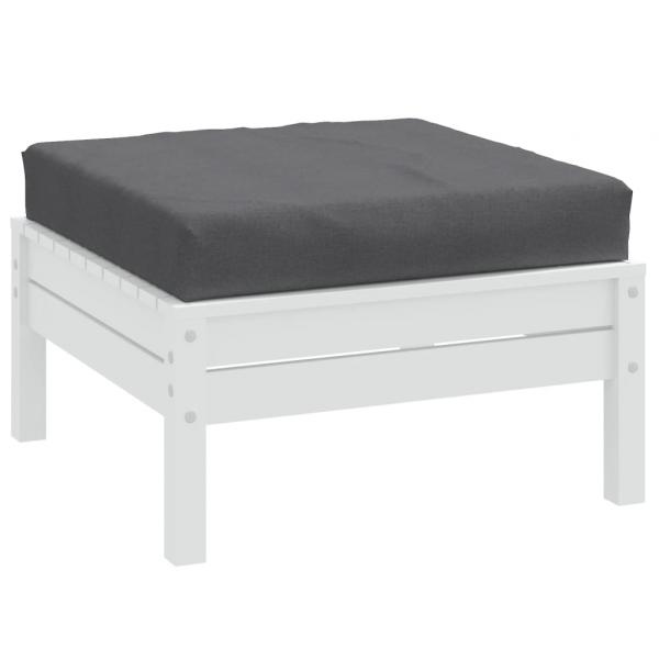 ARDEBO.de - Palettenkissen Melange Anthrazit 60x60x10 cm Stoff