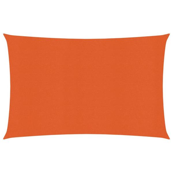 ARDEBO.de - Sonnensegel 160 g/m² Rechteckig Orange 4x5 m HDPE